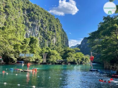 National Park- Paradise Cave & Dark Cave - Trek Through the Jungle and Enter Paradise Cave