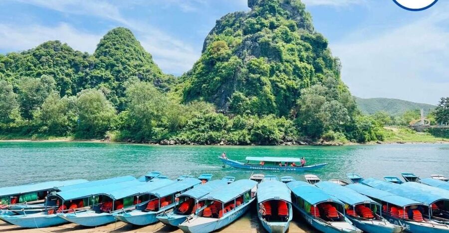 National Park - Paradise Cave & Phong Nha Cave - Botanic Garden Stop: Gio (Wind) Waterfall and Vang Anh Lake