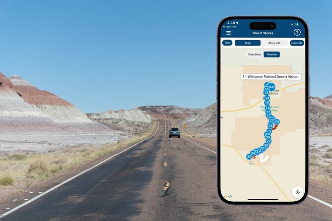 Petrified Forest National Park Self-Guided Driving Audio Tour - Value check: $16.99 per group (up to 4) for 2 to 3 hours of audio