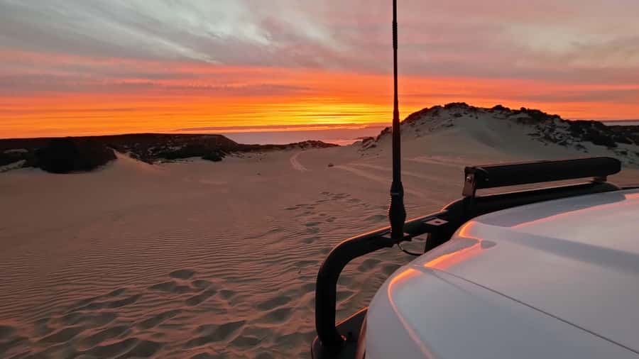 Port Lincoln: Lincoln National Park Sunset Sand Dunes Tour - Wildlife spotting without rushing: birds, goannas, and echidnas