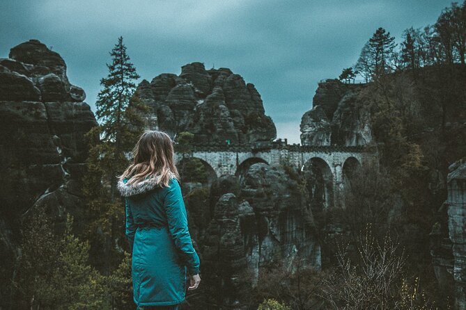 Pravcicka Gate & Bastei Bridge Winter National Park Tour from Prague - Bastei Bridge: Saxon Switzerland’s canyon views above the Elbe