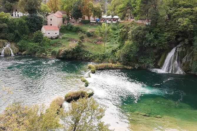 Private Tour to National Park Krka Waterfalls from Split or Trogir - Inside Krka National Park: waterfalls, travertine, and timing