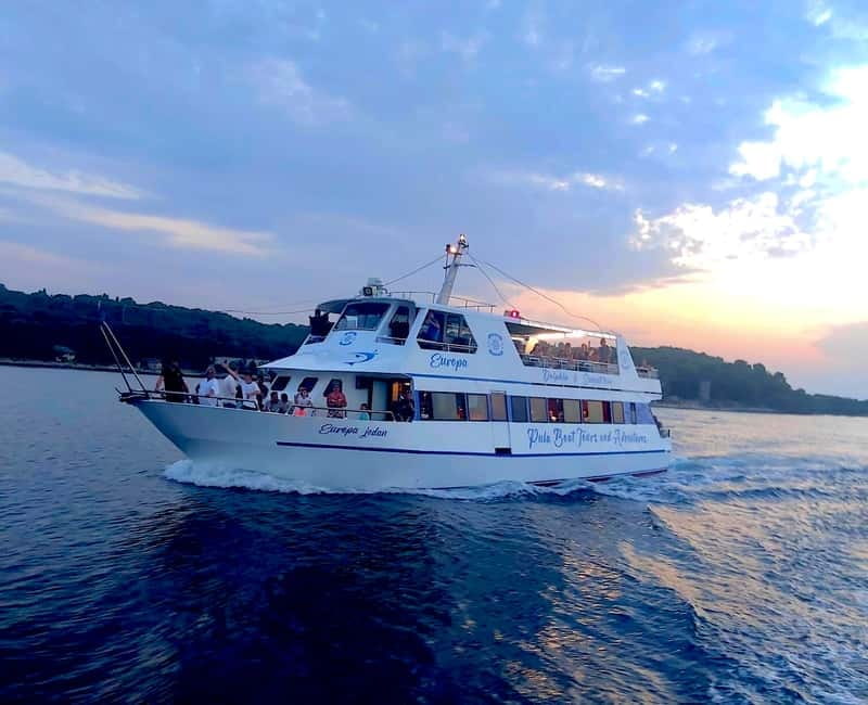 Pula: Brijuni National Park Cruise, Lunch and Fažana Beach - Getting comfortable on the EUROPA boat