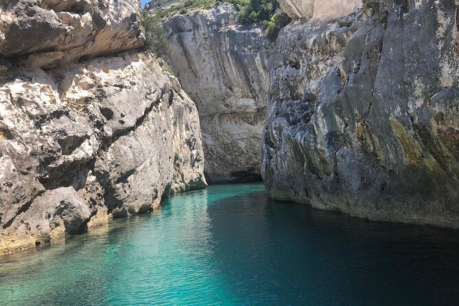 Secret Blue Gem Cave & Grama Bay Boat Tours Vlore - Haxhi Ali Cave: coastline energy and cave-and-beach variety