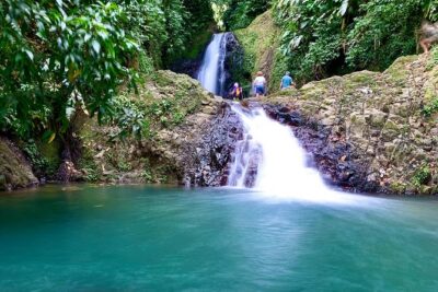 Seven Sisters Falls Hike / Annandale Falls / Grand Etang National Park & Lake - Annandale Falls: a quick waterfall stop that can turn into a splash