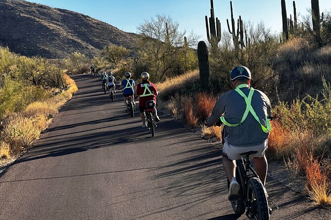 Sunset Saguaro National Park, East Guided E-Bike Tour - Guides, stops, and desert facts without killing the vibe
