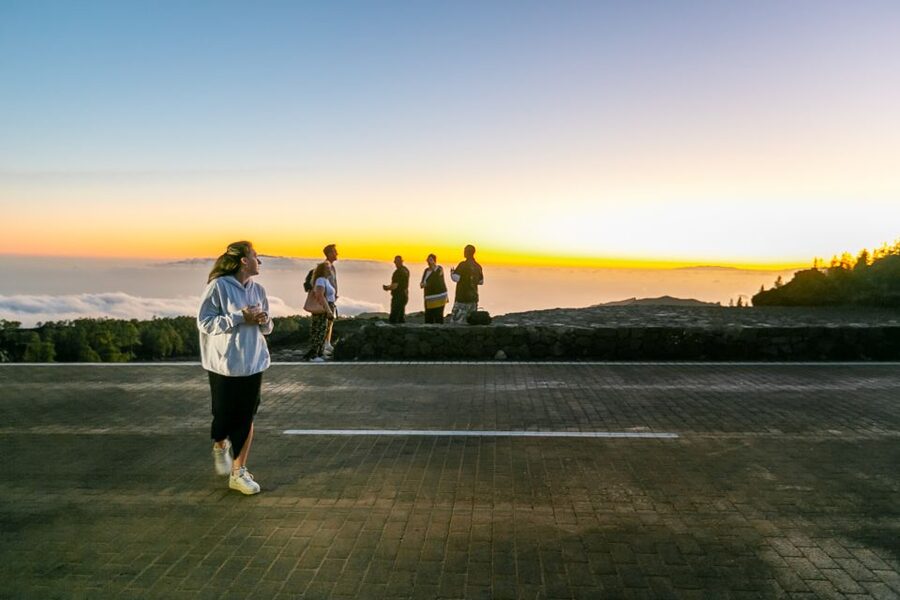 Teide National Park: Sunset & Stargazing Safari with Dinner - The guided stargazing part: lasers, telescopes, and stories you can repeat