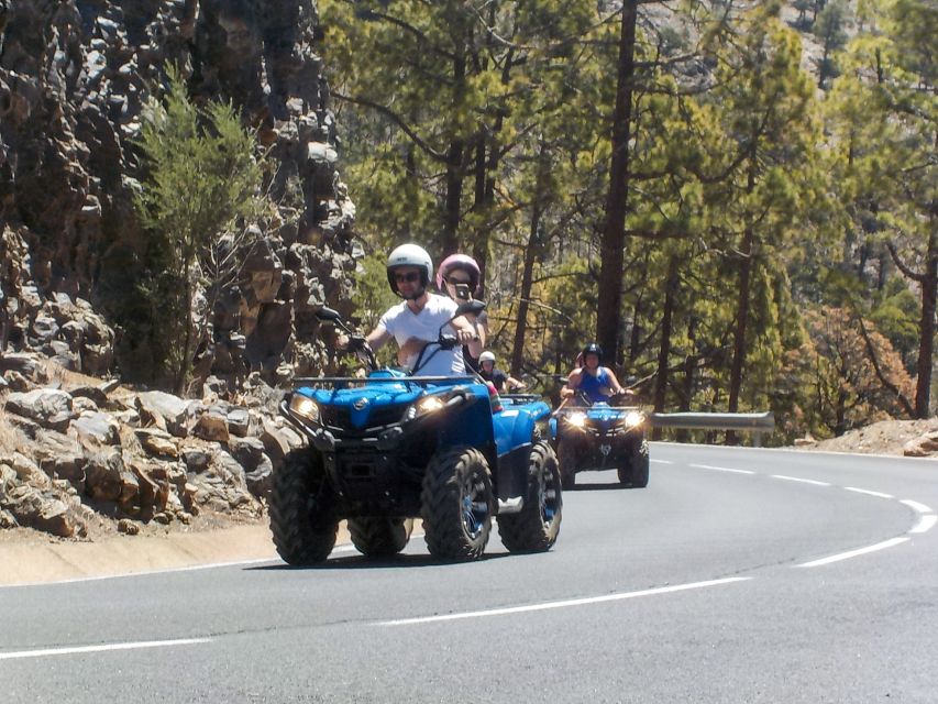 Tenerife: Quad Adventure Tour in Teide National Park - Teide’s changing terrain: from forest calm to lunar-like volcanic roads