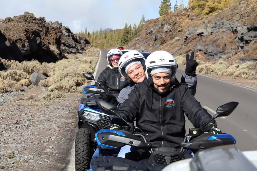 Tenerife: Quad Day Trip Teide National Park - Equipment and safety: helmets, gloves, and the driver’s-license requirement