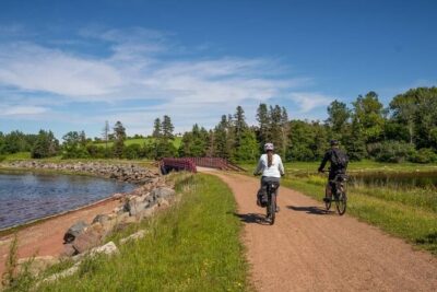 Tour from Morell to St. Peter’s Bay to Greenwich National Park - Turning west toward Greenwich: when the pace shifts from biking to noticing
