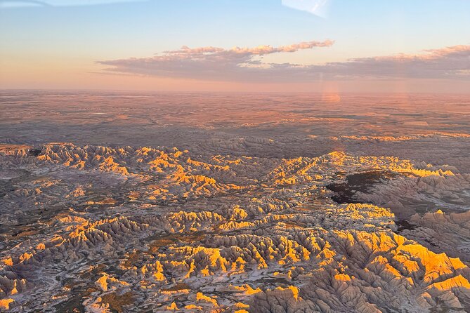 Ultimate Small Plane Aerial Tour to See Badlands National Park - Badlands From Above: North and South Ridges, Valleys, and Named Landmarks