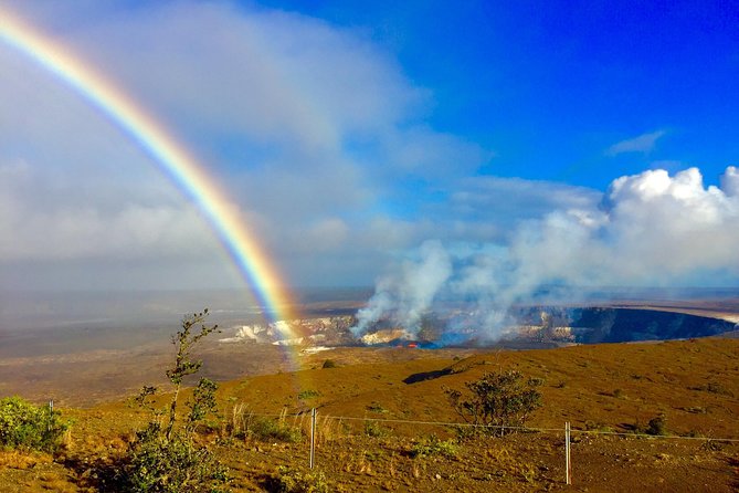 Volcano National Park Adventure from Waikoloa - Rainbow Falls, Big Island Candies, and Saddle Road’s Four Climates