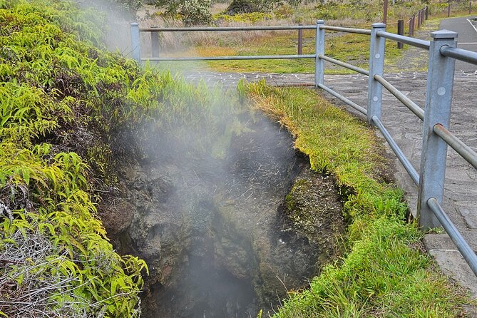 Volcano National Park and Rainbow Fall in Hilo, Hawaii - Rainbow Falls: the 80-foot drop, banyan trees, and the Hina legend