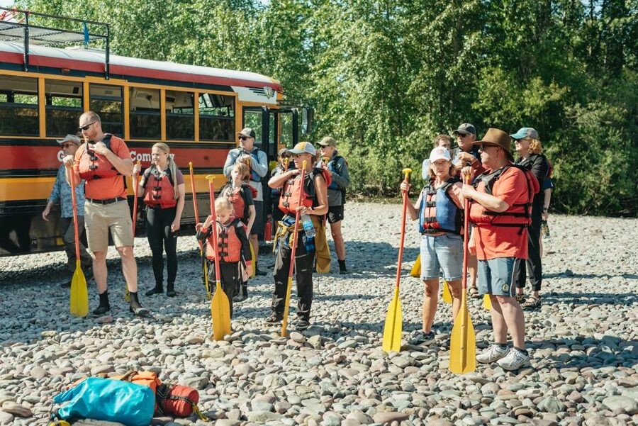 West Glacier: Glacier National Park Scenic Raft Trip - Clothing reality: staying comfy when it’s rain or shine