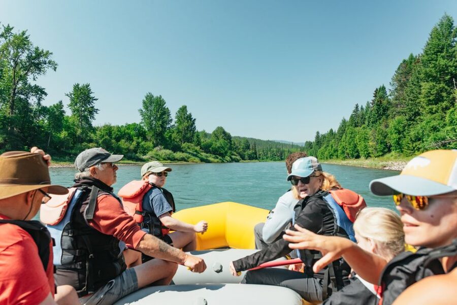 West Glacier: Glacier National Park Scenic Raft Trip - Timing and flow: from canyon views to rafting to picture time