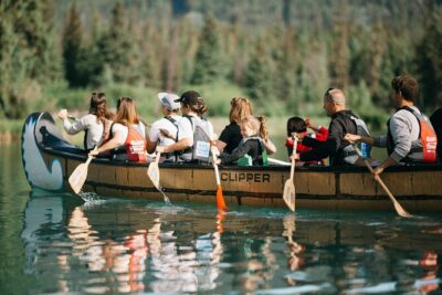 Wildlife on the Bow | Big Canoe Tour in Banff National Park - Banff Canoe Club: where the trip starts and how you’re set up