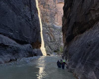 Winter in Zion: The Famous Narrows River Hike - Riverside Trail: the quiet runway before the wading begins