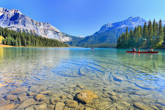 Yoho, Banff National Park, Okanagan Lake 4-Day Tour from VR - Day 1: Merritt wine stop, Kalamalka Lake colors, and the Revelstoke base