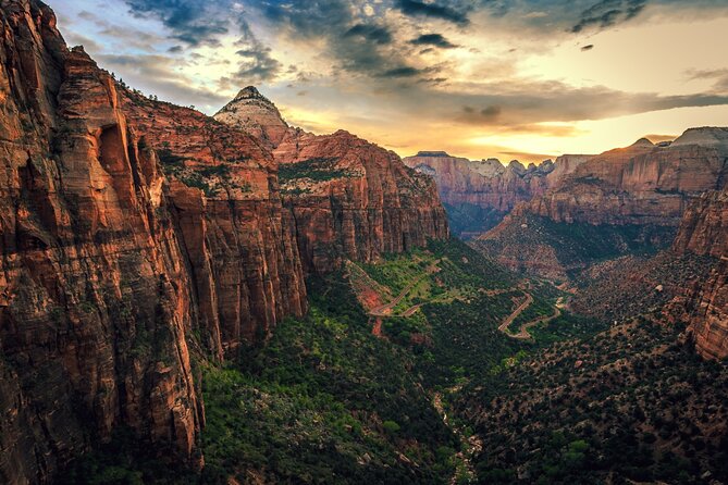 Zion National Park Self-Guided Driving & Shuttling Tour - Canyon Junction Bridge: Sunset Vibes and the Main Fork in the Road